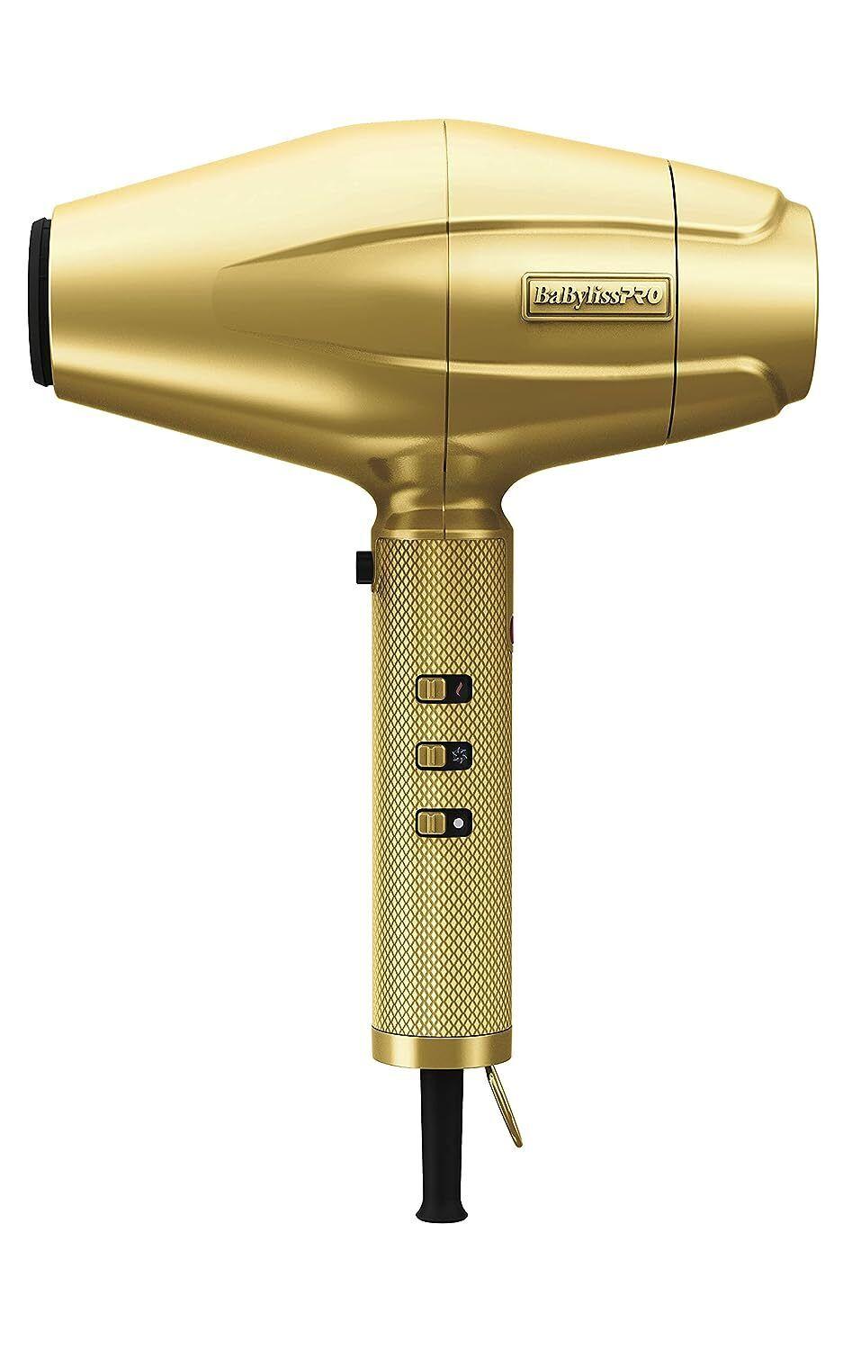 BaBylissPRO High-Performance Turbo GOLDFX Hair Dryer GOLD