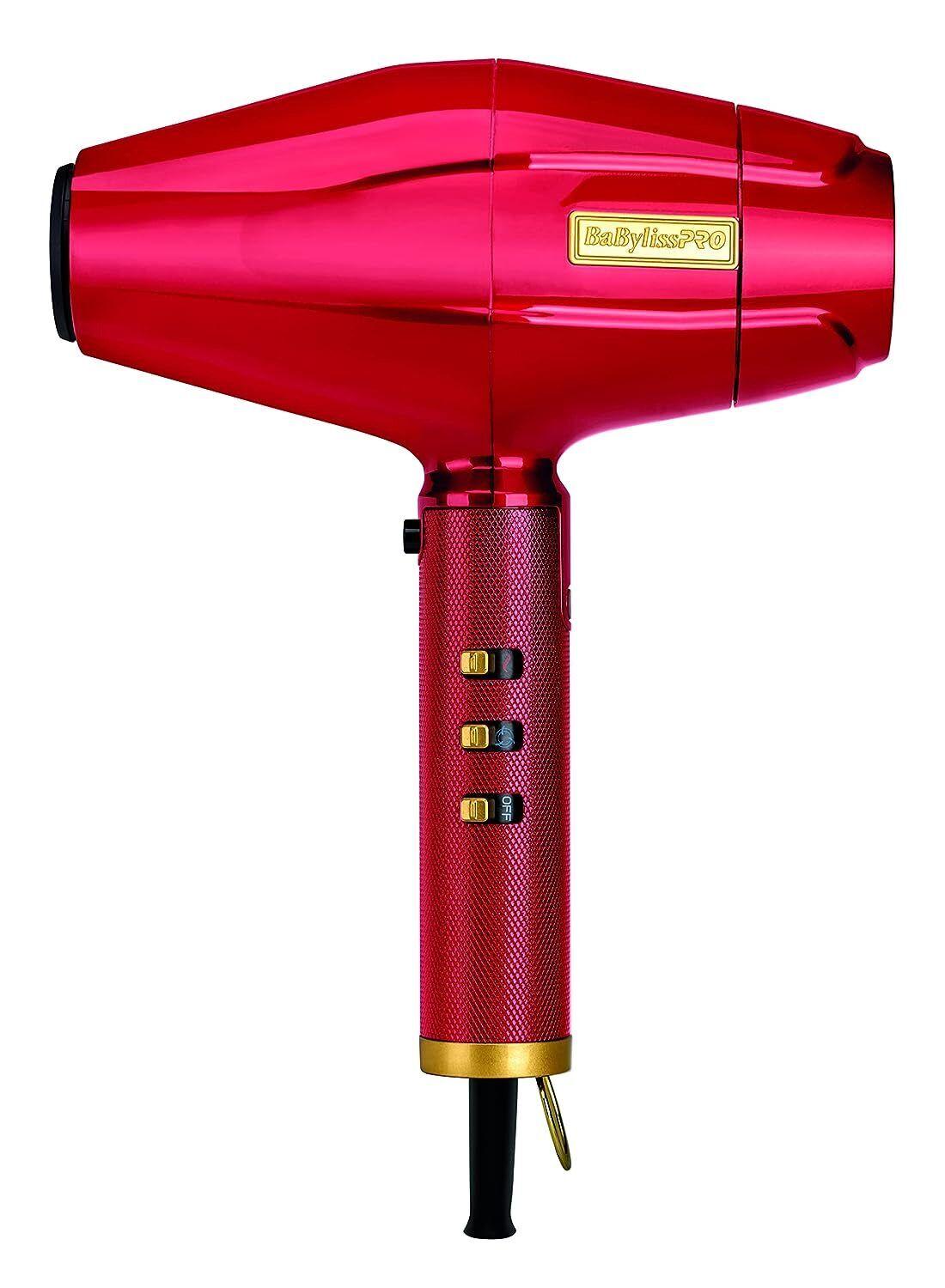 BaBylissPRO High-Performance Turbo REDFX Hair Dryer RED