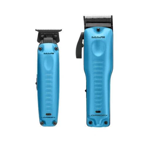 BabylissPro LoProFX Limited Edition BLUE Influencer Trimmer & Clipper Combo Set