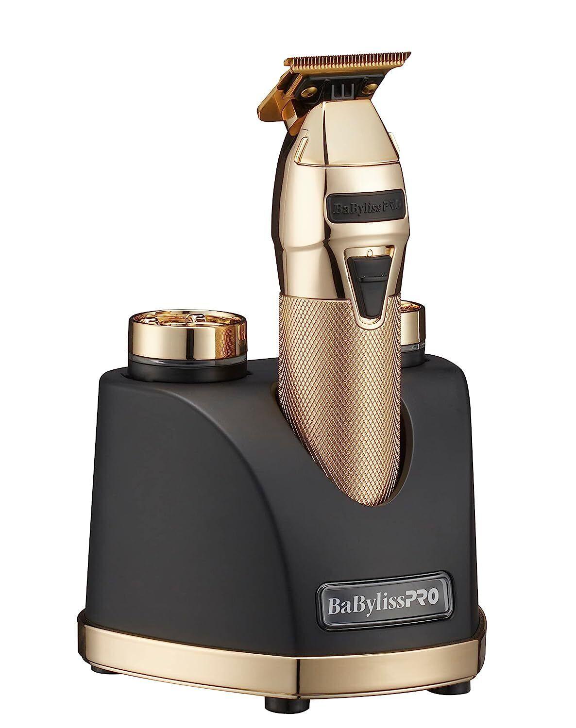 BaByliss PRO SNAP FX Trimmer GOLD Snap In/Out Dual Lithium Battery-FX797GI