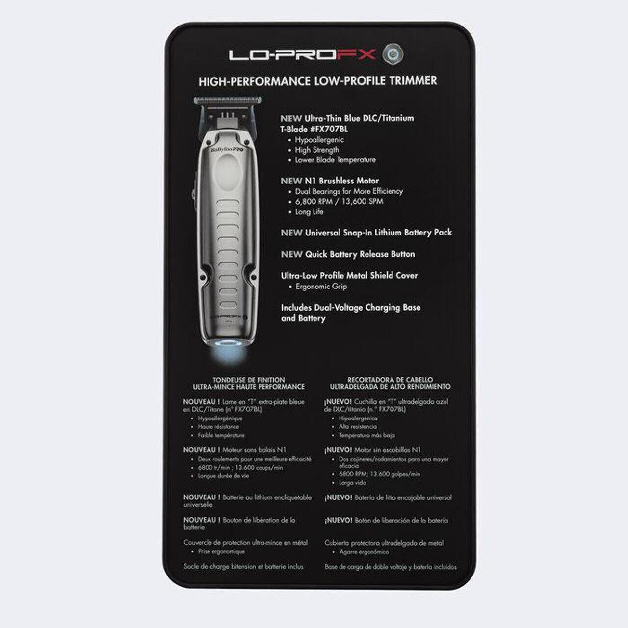 Babyliss Pro Lo Pro FX ONE High Performance Trimmer  #FX729