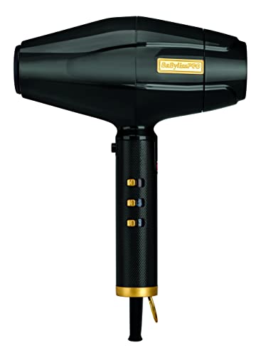 BaBylissPRO High-Performance Turbo BLACKFX Hair Dryer BLACK