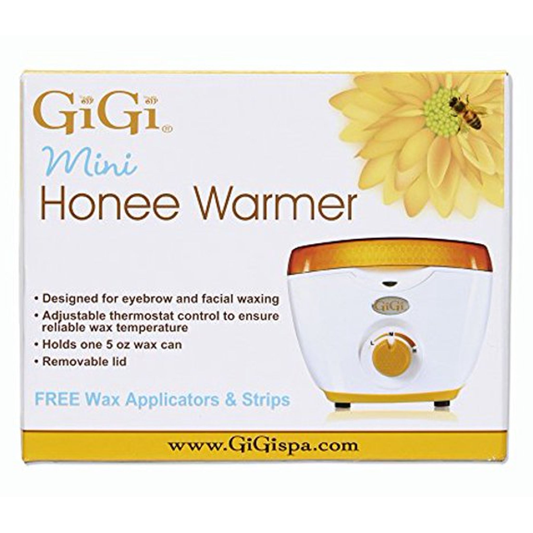 GiGi Mini Honee Warmer for Hair Removal/Waxing for 5 oz Wax cans