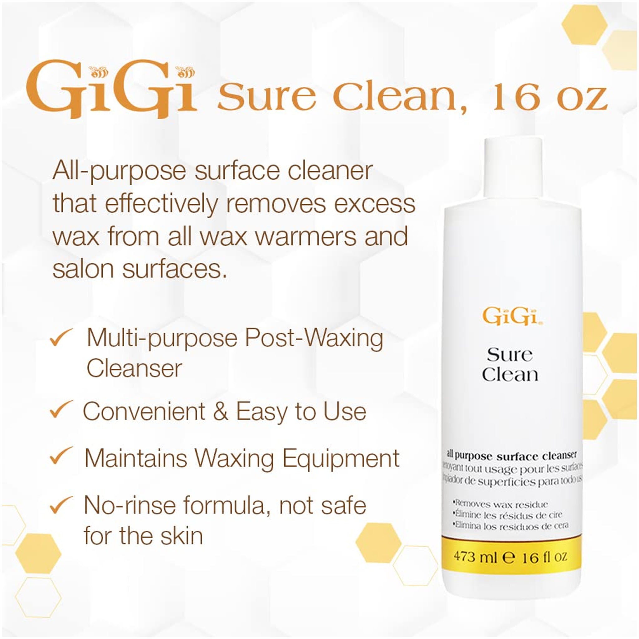 GiGi Sure Clean Surface Cleaner - 16 oz