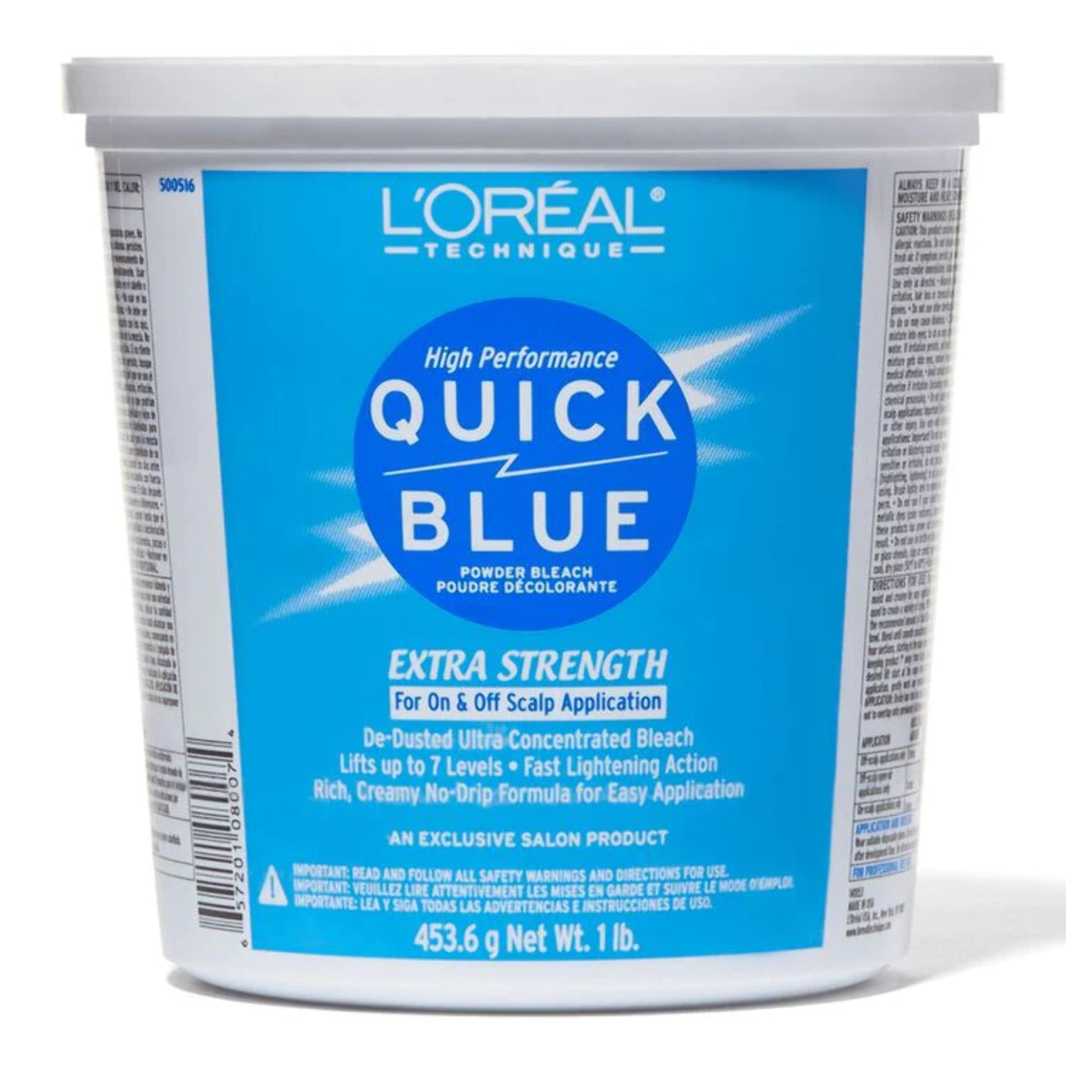 L'Oreal High Performance Quick Blue Powder Bleach  1 Lb / 453.6 g - New