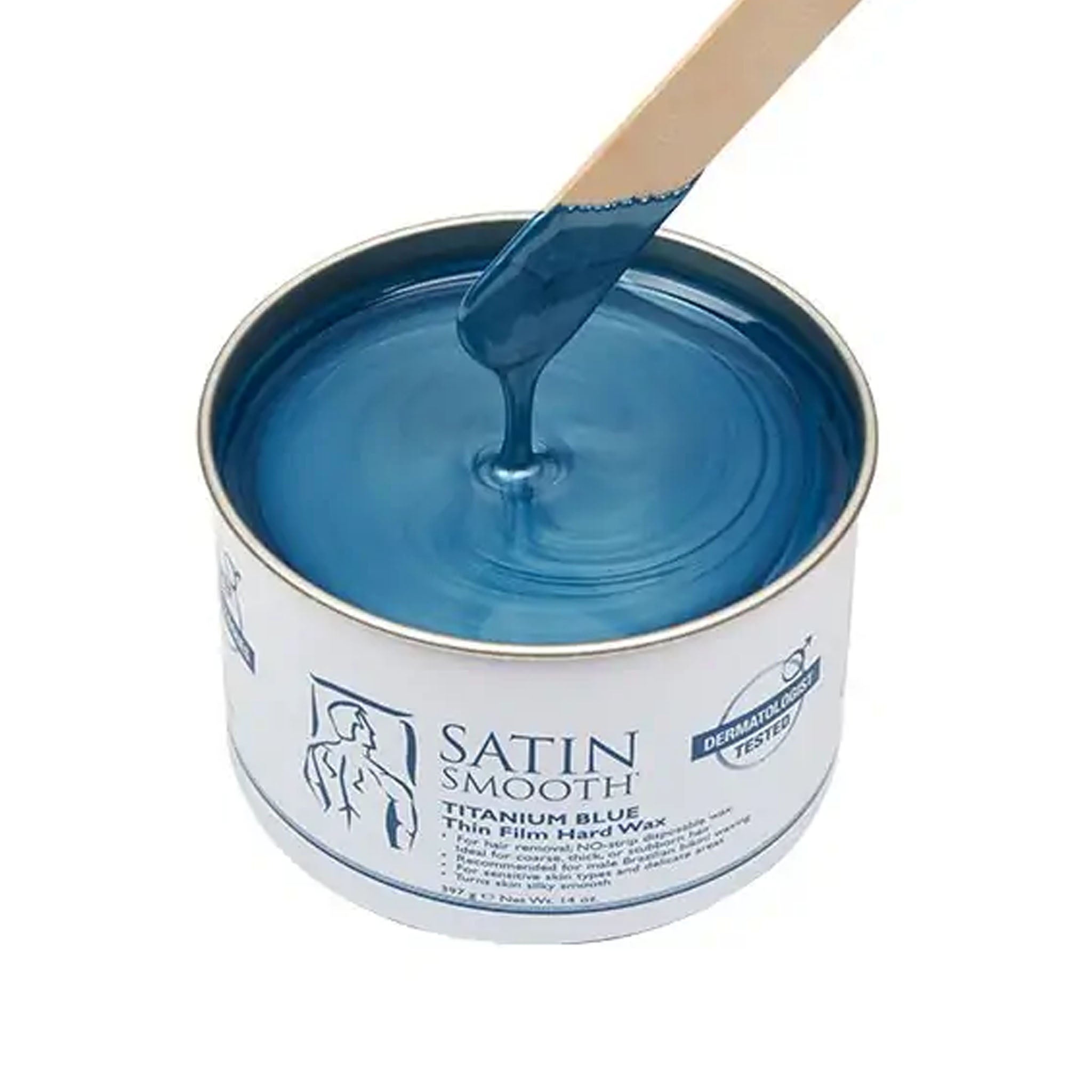 SATIN SMOOTH Prof. Titanium Blue Thin Film Hard Wax