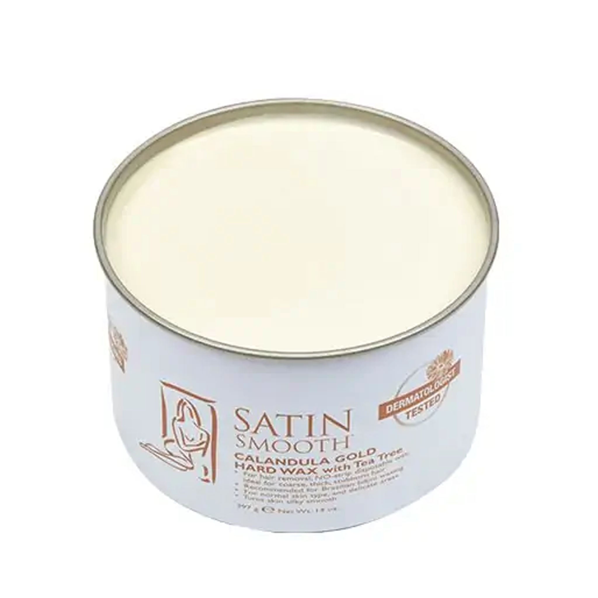 Satin Smooth Calendula Gold® Hard Hair Removal Wax with Tea Tree Oil 14oz