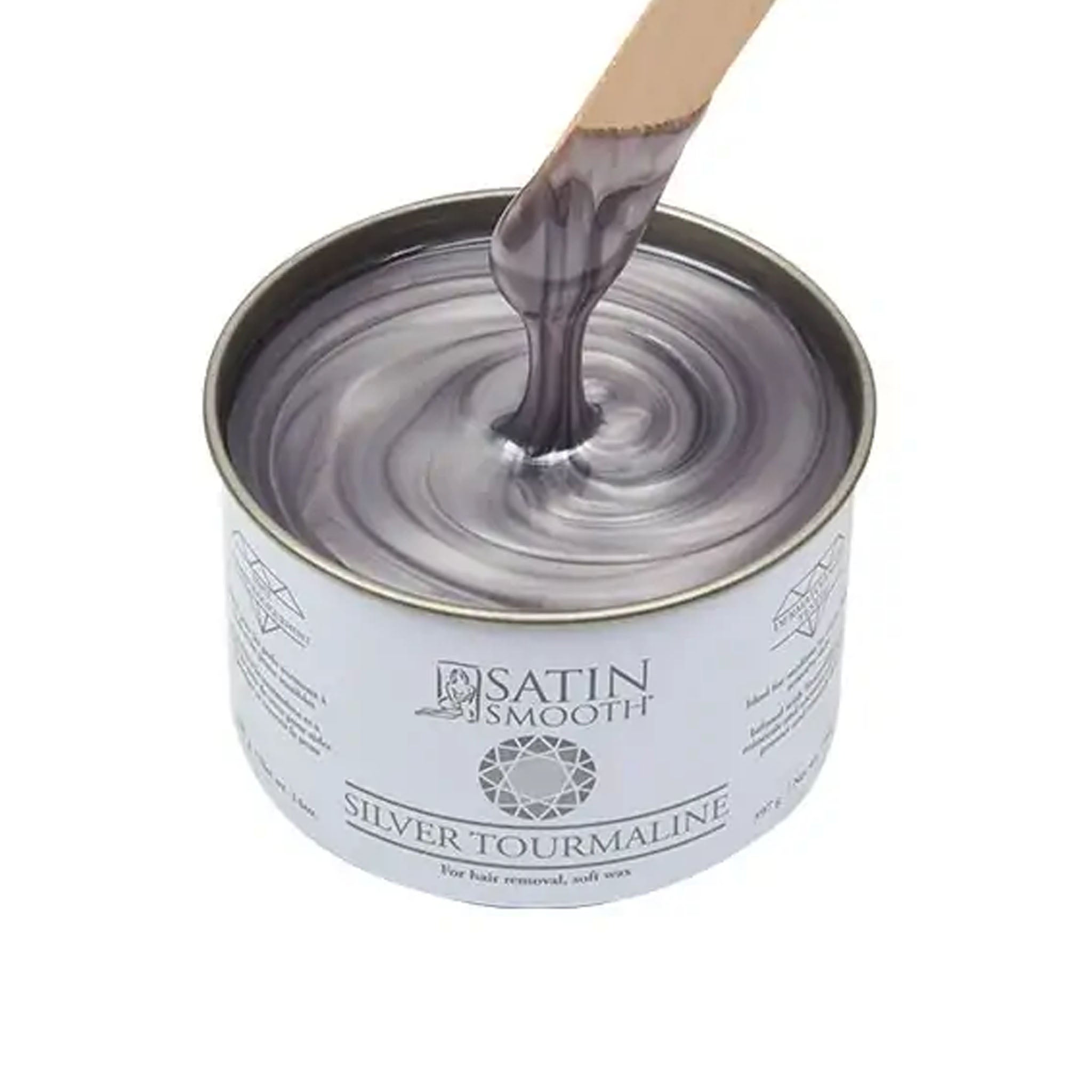 Satin Smooth Silver Tourmaline Hair Removal Wax 14oz.